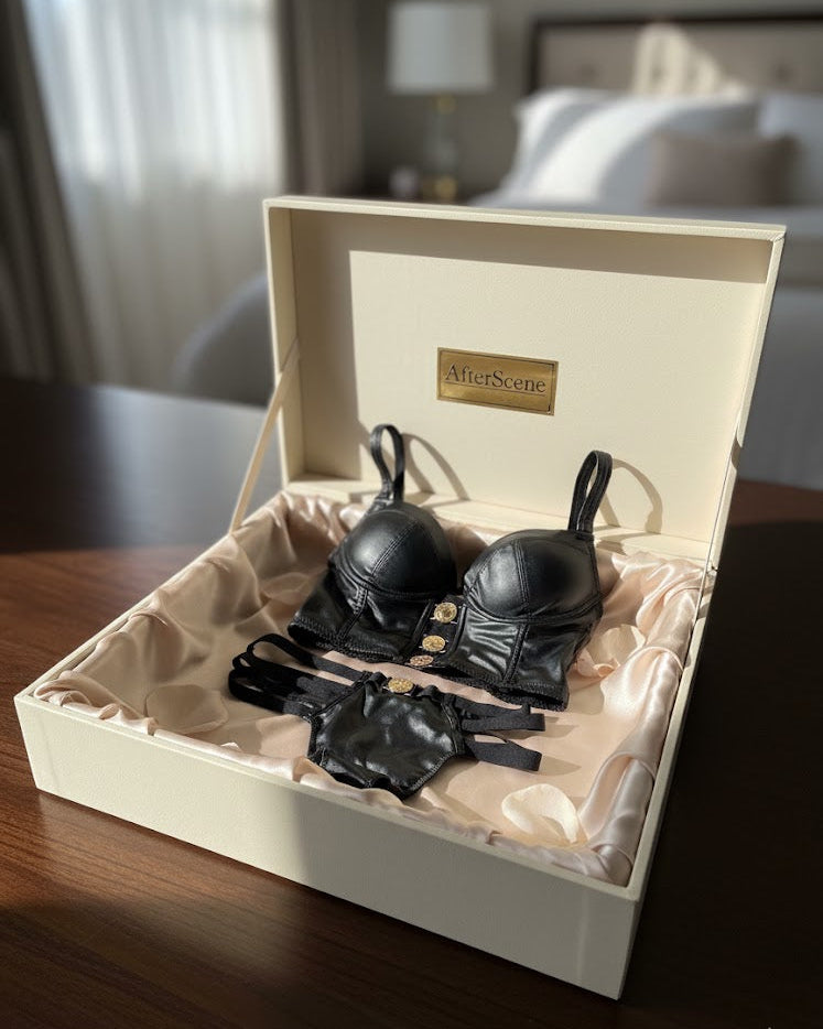 Lingerie Ensemble Dominante  – Porté par Ariana Cortez (Pièce unique)