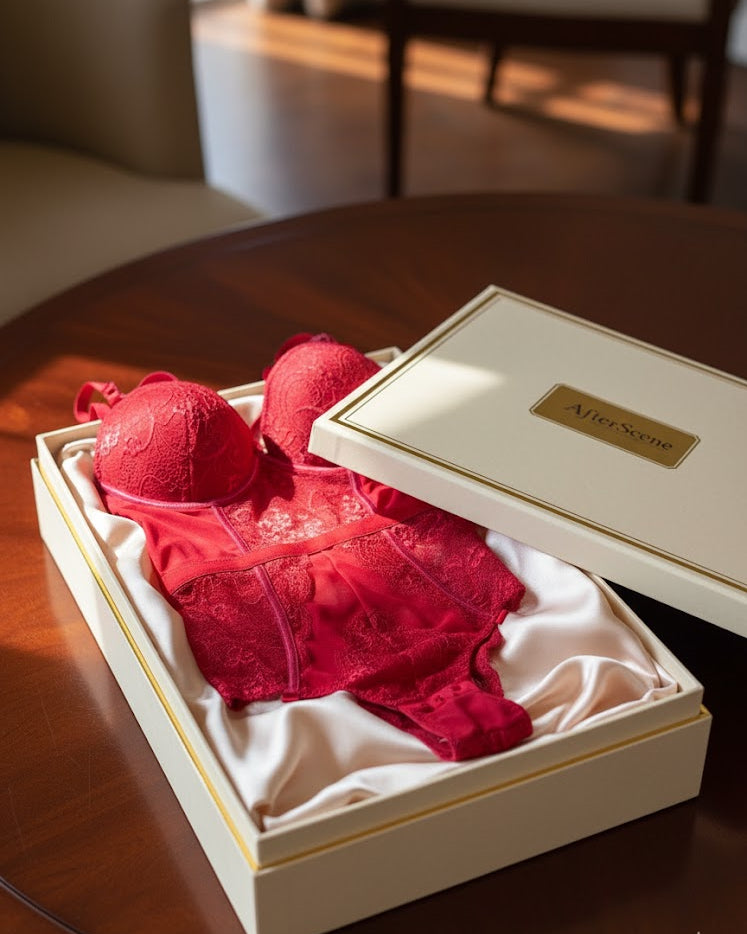 Lingerie Body Scarlet Muse – Porté par Ariana Cortez (Pièce unique)